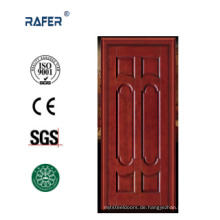 Natürliche Holztür mit sechs Platten (RA-N032)